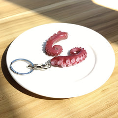 Octopus Shaped Keychain Funny Key Ring Halloween Christmas Gift