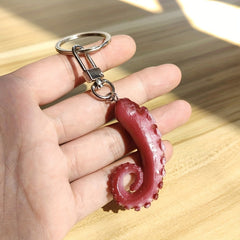 Octopus Shaped Keychain Funny Key Ring Halloween Christmas Gift
