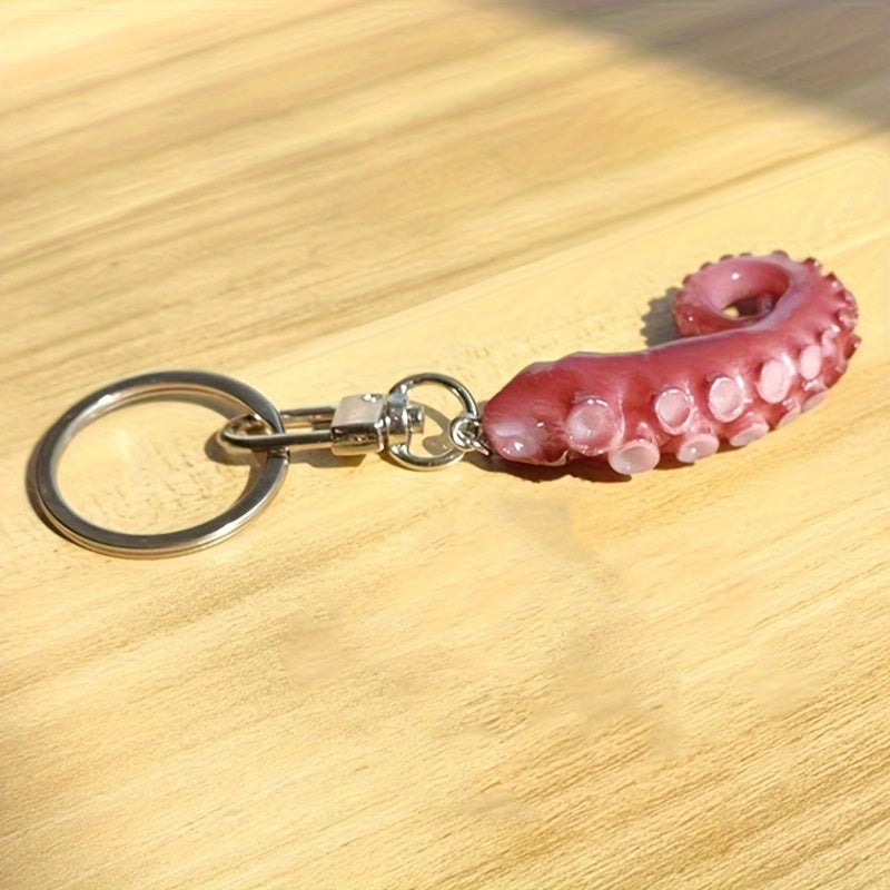 Octopus Shaped Keychain Funny Key Ring Halloween Christmas Gift