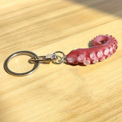 Octopus Shaped Keychain Funny Key Ring Halloween Christmas Gift
