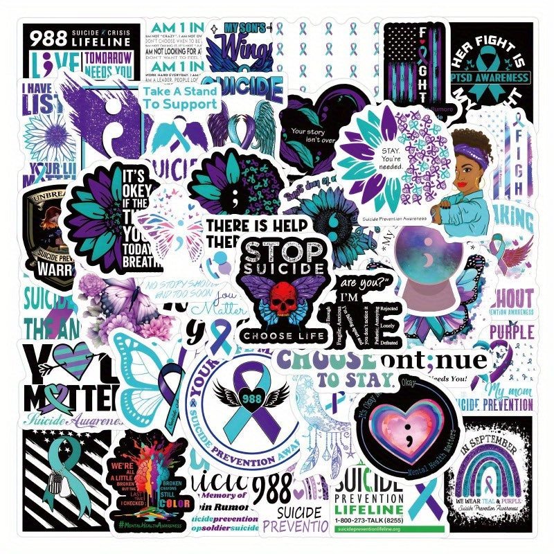 60pcs Graffiti Stickers Waterproof Easy Application