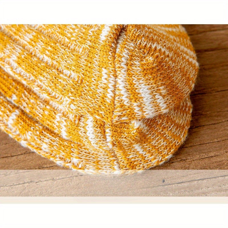 10 Pairs Men's Striped Crew Socks Comfy Casual Unisex Outdoor All Seasons
