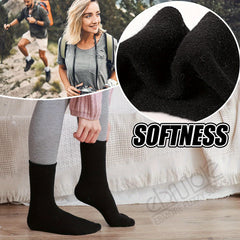 5 Pairs Thermal Hiking Socks Winter Warm Cozy Crew Socks