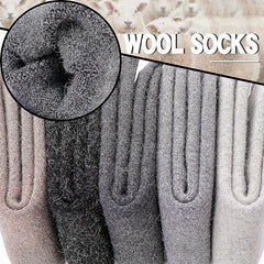5 Pairs Thermal Hiking Socks Winter Warm Cozy Crew Socks