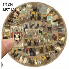 72pcs Cat Graffiti Stickers for DIY - Waterproof & Fun Designs