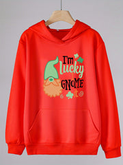 Lucky Clover & Gnome Hoodies for Girls - Spring/Fall Sports Gift