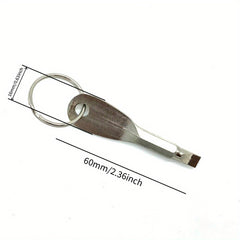 Outdoor Portable Key Chain Screwdriver Travel Kits