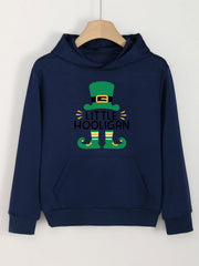 Little Hooligan Girls Graphic Hoodies With Pocket Spring Fall Sports Gift