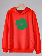Clover Graphic Hoodie for Girls Spring Fall St Patrick's
