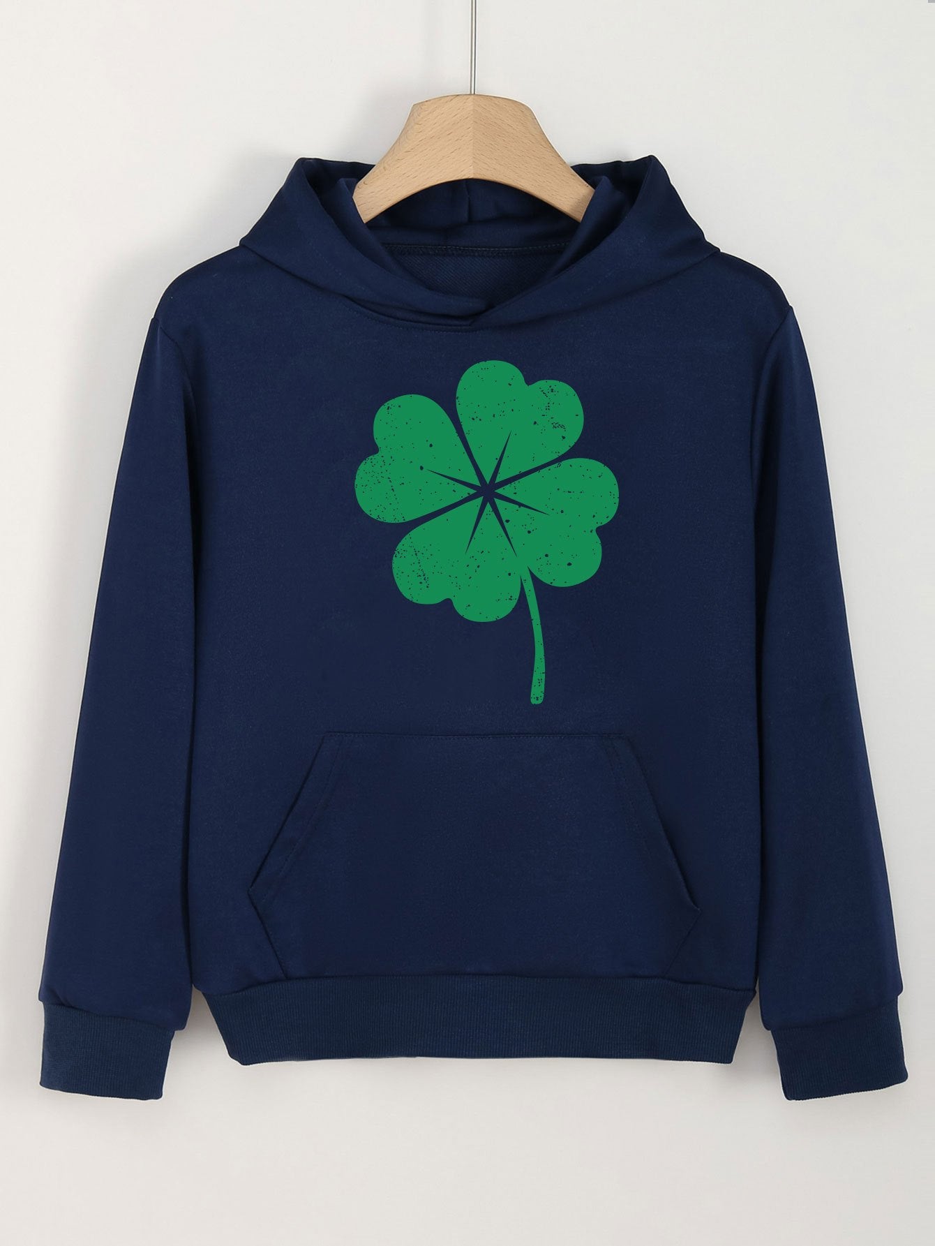 Clover Graphic Hoodie for Girls Spring Fall St Patrick's