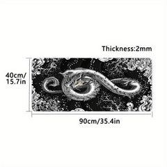 Dragon Note Music Soft Mouse Pad Non Slip Rubber Base