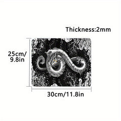 Dragon Note Music Soft Mouse Pad Non Slip Rubber Base