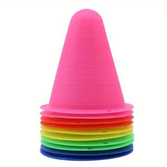 10Pcs Roller Skate Training Cones Ball Sports Obstacles