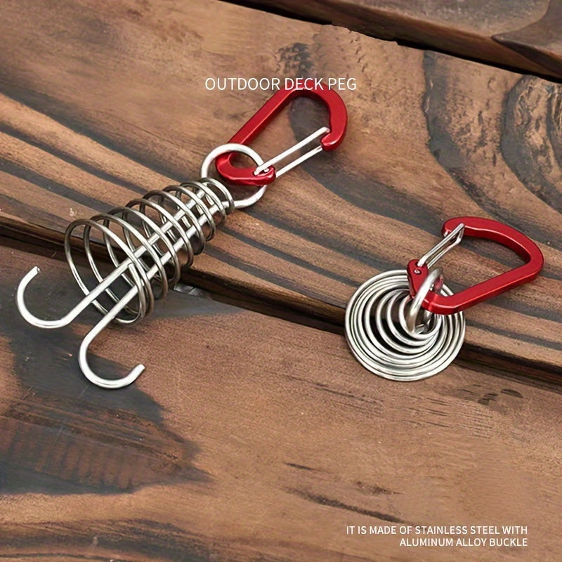 4PCS Octopus Buckles for Camping Wind Rope Fixing