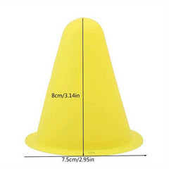 10Pcs Roller Skate Training Cones Ball Sports Obstacles