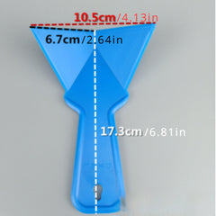 2pcs Plastic Putty Scraper Vaginal Angle Thickened