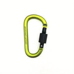 6pcs Aluminum Alloy D Ring Lock Carabiner Hooks for Camping