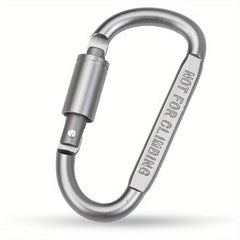 12pcs Thickened D-shaped Buckle for Camping Hiking