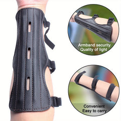 Adjustable Archery Arm Guard Lightweight Forearm Wrist Protector