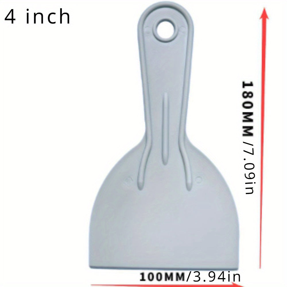 4pcs Grey Putty Scraper 5-16 7-15 Plastic Vaginal Angle Thickened
