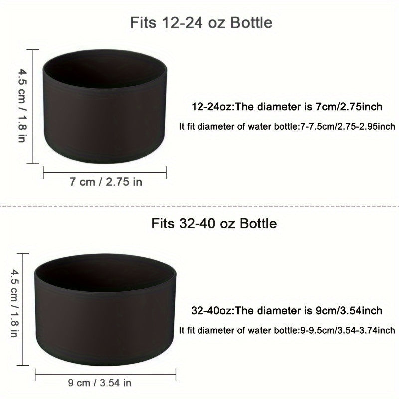 Silicone Sleeve for Water Bottles, Anti Slip & Shockproof Cup Base Cover