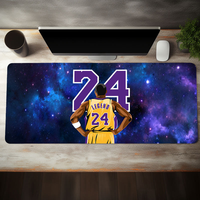 Legendary Basketball Player Mouse Pad - Starry Sky Design