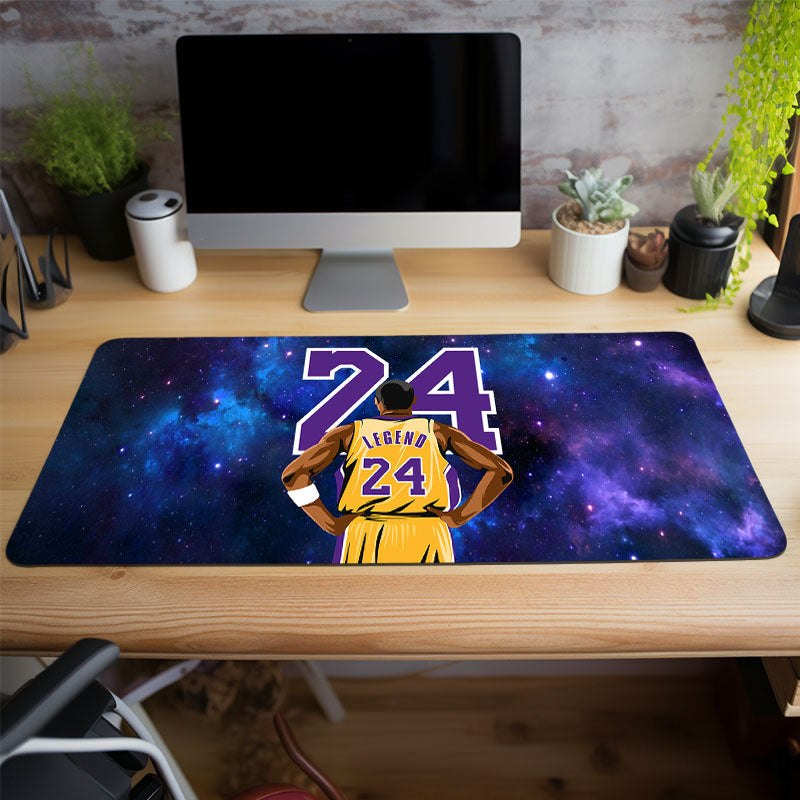 Legendary Basketball Player Mouse Pad - Starry Sky Design