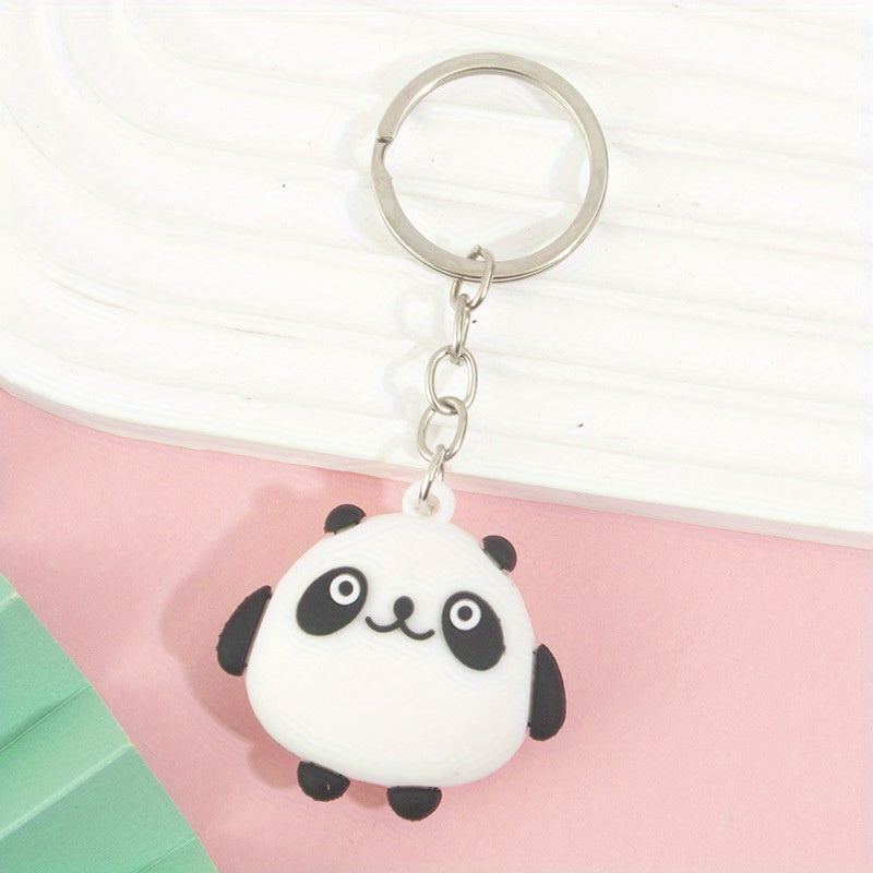 Fruit Panda Keychain Keyring Pendant Bag Purse Charm Ornament