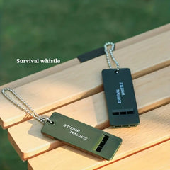 2 Triple Band Outdoor Survival Whistles High Frequencies Outdoor Camping