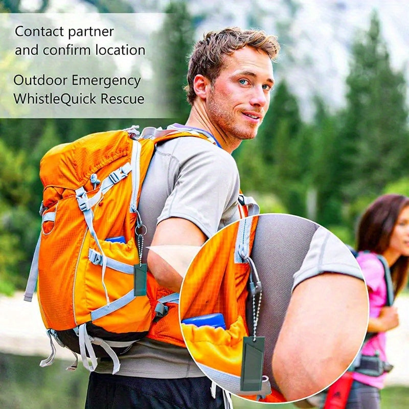 2 Triple Band Outdoor Survival Whistles High Frequencies Outdoor Camping