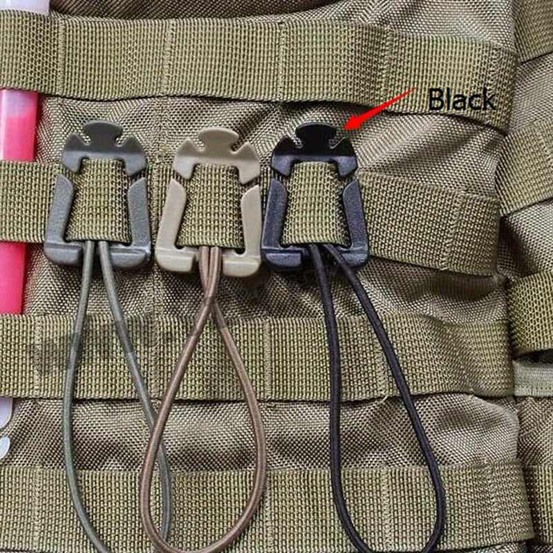 4pcs Webbing Backpack Buckle Quickdraws Carabiner