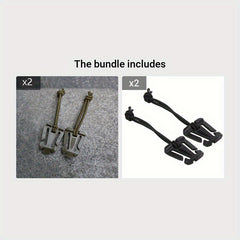 4pcs Webbing Backpack Buckle Quickdraws Carabiner