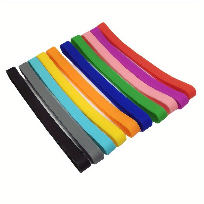 12pcs Extra Large Rubber Bands for Laptops and Equipment in Random Colors