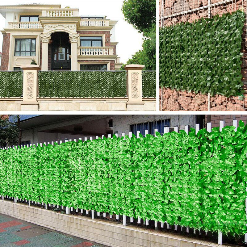 Boxwood Wall Panels - Grass Backdrop for Garden Fence