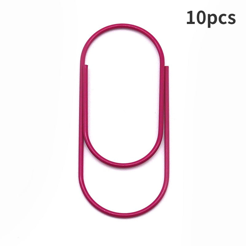 10pcs Creative Paper Clip Paper Clips Bookmarks