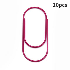 10pcs Creative Paper Clip Paper Clips Bookmarks