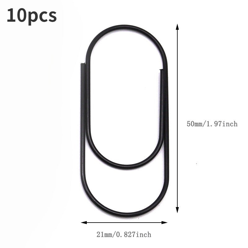10pcs Creative Paper Clip Paper Clips Bookmarks