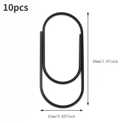 10pcs Creative Paper Clip Paper Clips Bookmarks