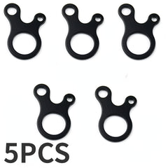 5pcs Wind Rope Buckle For Tent Setup 3 Hole Cord Adjuster Easy Tensioning