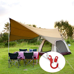 5pcs Wind Rope Buckle For Tent Setup 3 Hole Cord Adjuster Easy Tensioning