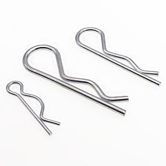 100pcs R Type Latch Bolt Cotter Pin Carbon Steel Pin Tool
