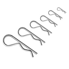 100pcs R Type Latch Bolt Cotter Pin Carbon Steel Pin Tool