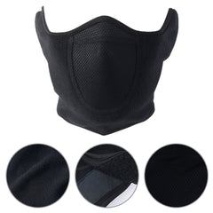 Winter Fleece Neck Warmer and Face Mask for Running Skiing Cycling