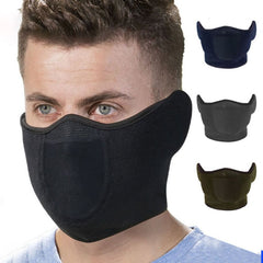 Winter Fleece Neck Warmer and Face Mask for Running Skiing Cycling