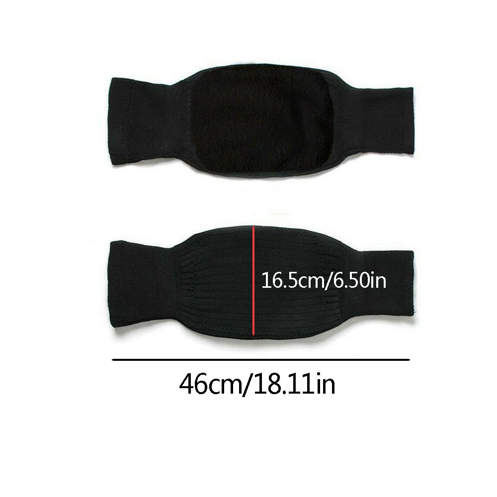 Plush Thermal Knee Pad Coldproof Winter Leg Warmer for Outdoor Sports