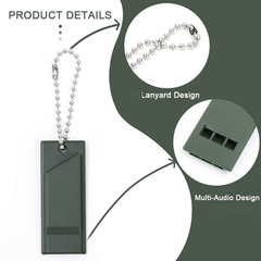 2PCS High Decibel Outdoor Survival Whistle for Camping and Hiking