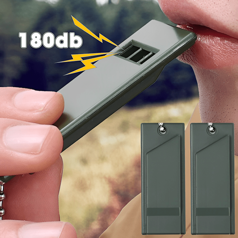 2PCS High Decibel Outdoor Survival Whistle for Camping and Hiking