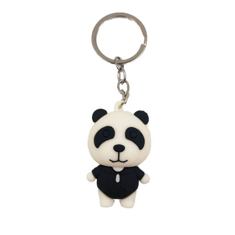 Panda Keychain Cartoon Doll Bag Purse Pendant for Men Women
