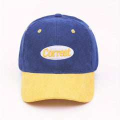 Children's Corduroy Monogram Baseball Cap for Baby