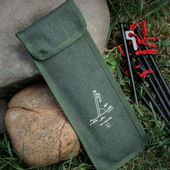 Portable Ground Nail Stake Bag for Camping Tent, 11 81in Oxford Cloth